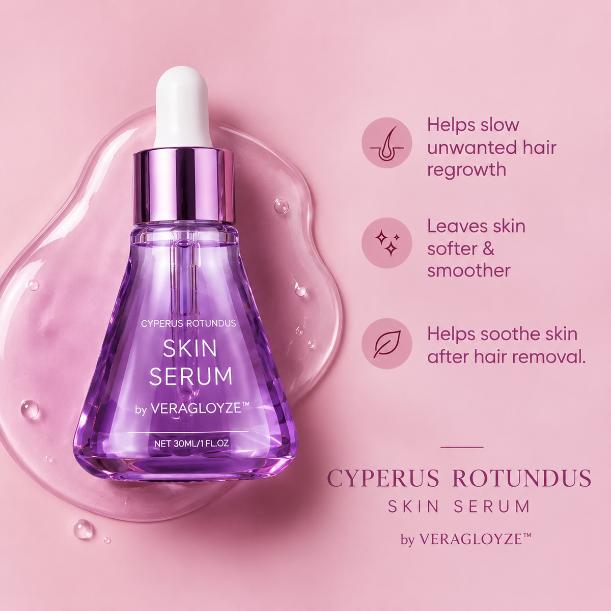 VERAGLOYZY Cyperus Rotundus Skin Serum.